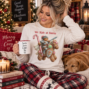We Ride At Dawn Gingerbread Man Tri-Blend Shirt