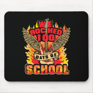 We Rocked 100 Days Of School Music 100 Days Of Sch Mouse Pad