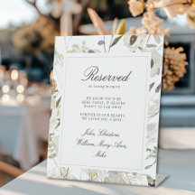 "We Saved You A Seat" Spring Wedding