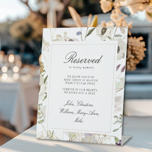  "We Saved You A Seat" Spring Wedding Plaque