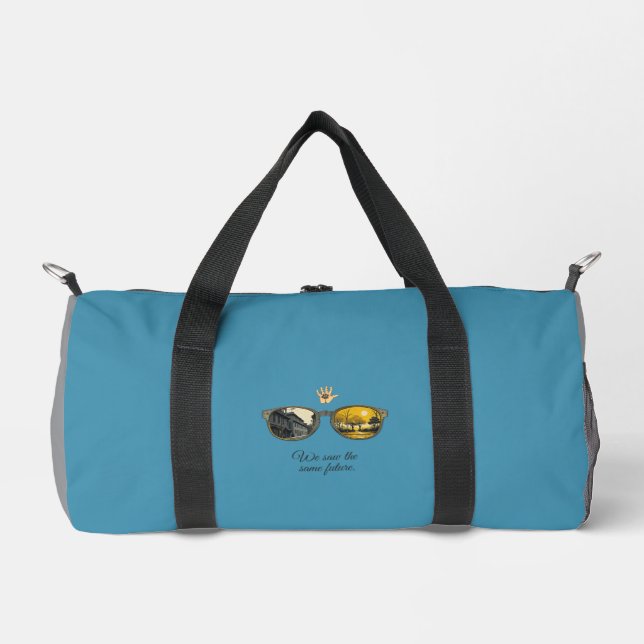 We saw the same future duffle bag (Front)