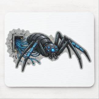 We See All – Surveillance Cyber Spider Drone T-Shi Mouse Pad