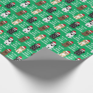 We Shih Tsu a Merry Christmas Wrapping Paper