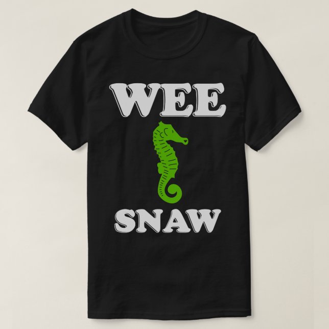 We Snaw Hippocampus T-Shirt (Design Front)