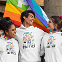 We Stand Together Pride LGBTQ People Unity