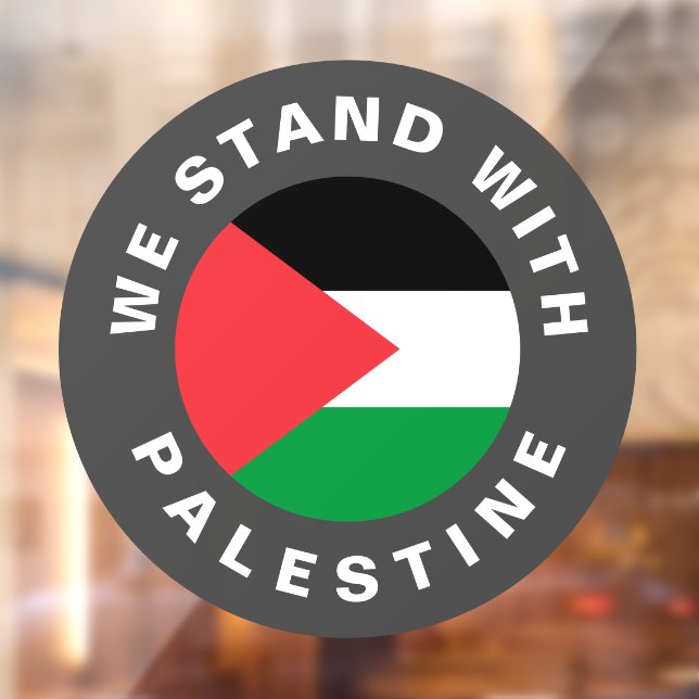 We Stand with Palestine custom text and flag (Sheet 2)