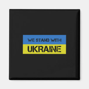 We Stand With Ukraine 1 Magnet