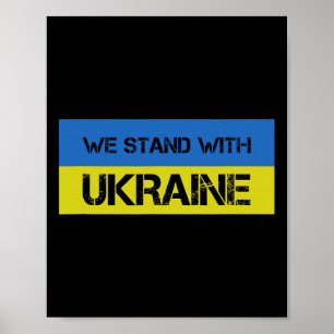We Stand With Ukraine 1 Poster
