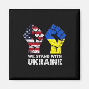 We Stand With Ukraine America Stand With Ukraine Magnet