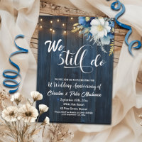 We Still Do 1st Wedding Anniversary String Lights