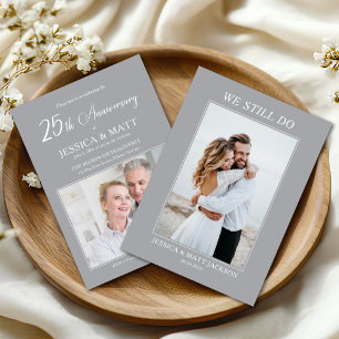 We Still Do 25th Wedding Anniversary Celebration Invitation