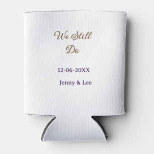We still do brown pink name date year boho retro s can cooler