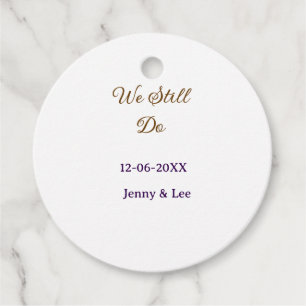 We still do brown pink name date year boho retro s favour tags