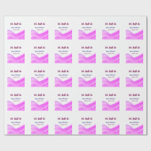 We still do pink purple watercolor glitter sparkle wrapping paper