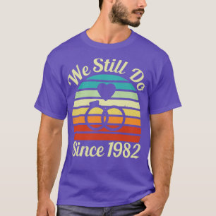 We Still Do Since 1983 Distressed Version Wedding T-Shirt