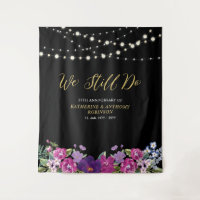 We Still Do | String Lights Wedding Anniversary