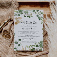 We Still Do Vow Tropical Gold Green Renewal