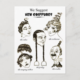 We Suggest New Coiffures Postcard