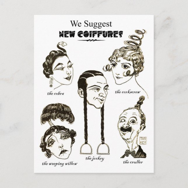We Suggest New Coiffures Postcard (Front)