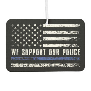 We support our police car air freshener