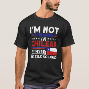 We Talk So Loud Vintage Chilean Pride Heritage Chi T-Shirt