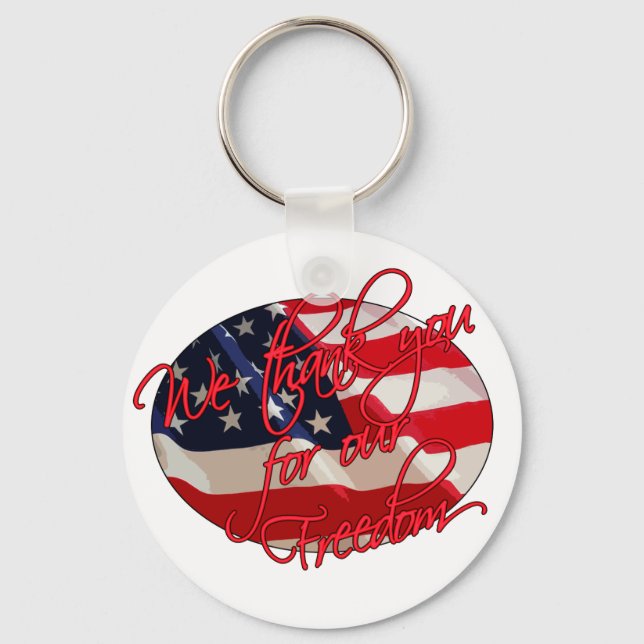 We thank you key ring (Front)