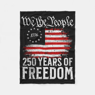 We The People 250 Years Fleece Blanket