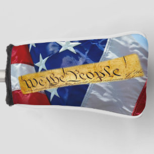 We The People American Flag Golf Head Cover