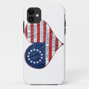 We The People American Flag Heart Case-Mate iPhone Case