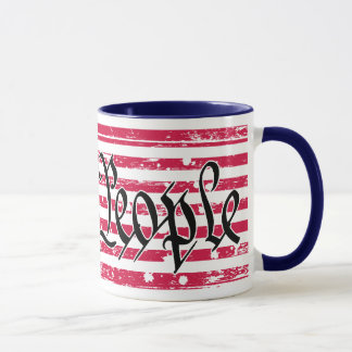 We The People American Flag Mug