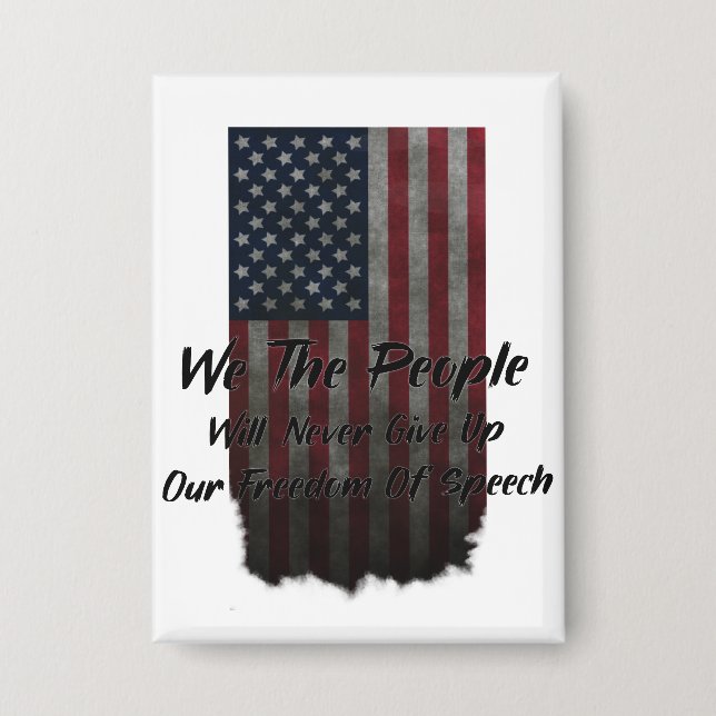 We The People American Flag USA Freedom of Speech  (Front)