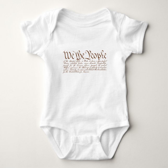 We the People Baby Bodysuit (Front)