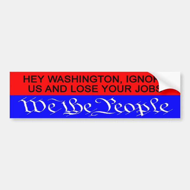 We the People bumper sticker (Front)