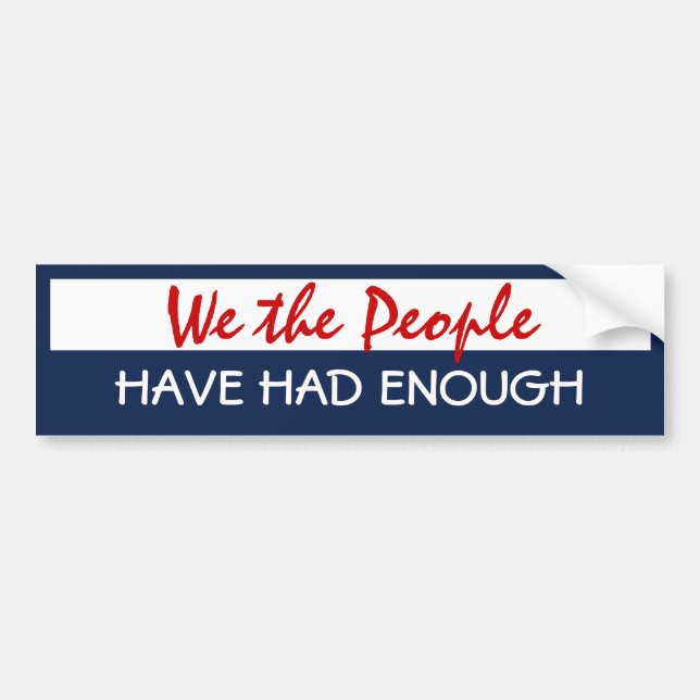 We the People Bumper Sticker (Front)