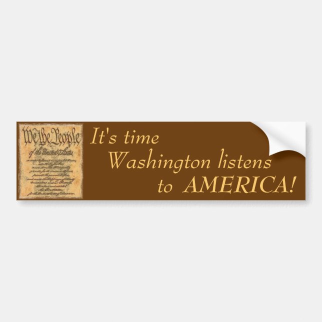 We the People Bumper Sticker (Front)