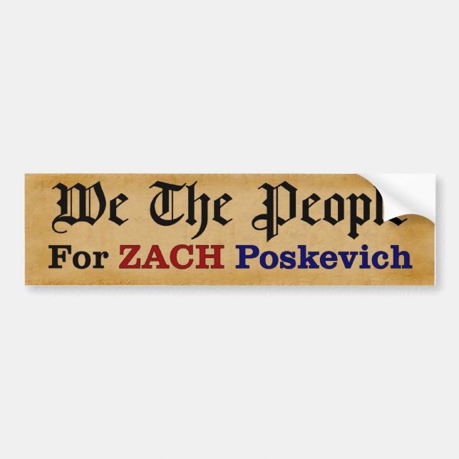 We the People - Bumper Sticker (Front)
