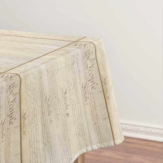 We the People Constitution Article I-IV Lawyer Tablecloth (In Situ)