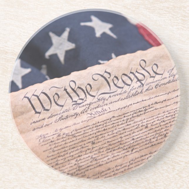 We the People Constitution Coaster (Front)