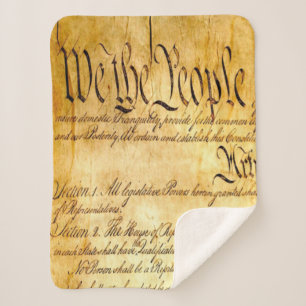 We the People - Constitution Sherpa Blanket