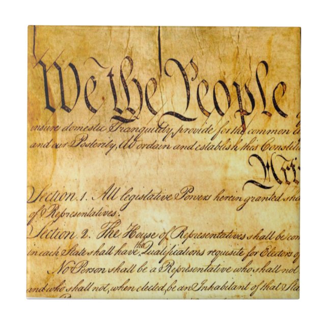 We the People - Constitution Tile (Front)
