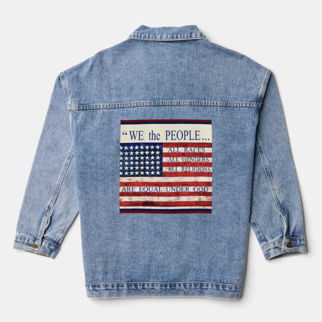 We the People  Denim Jacket (Back)