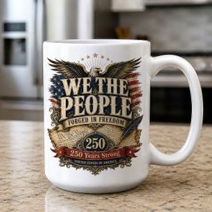 We The People Eagle America 250 Coffee Mug