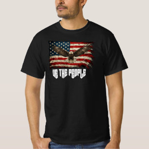 We the People Eagle, American Flag T-Shirt