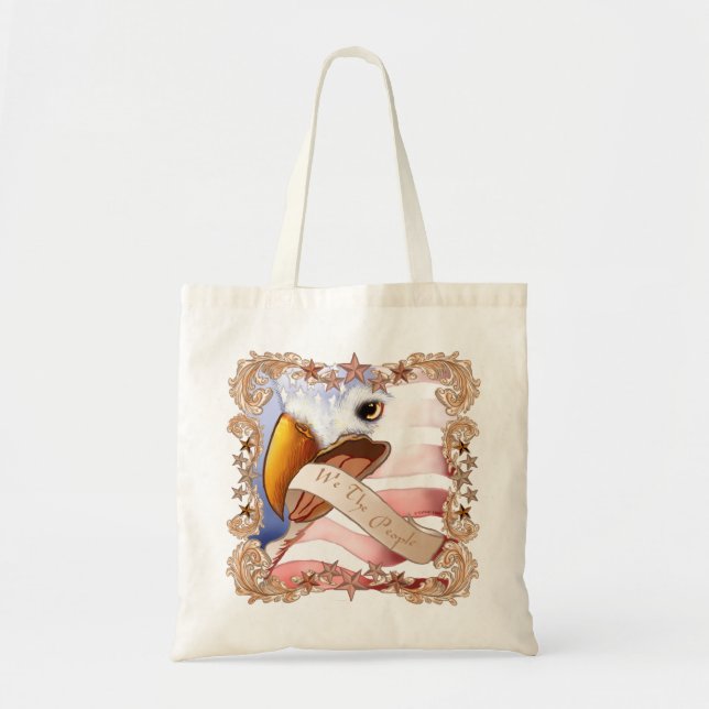 We The People Eagle Tote Bag (Front)