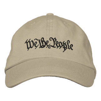 We the People Embroidered Hat