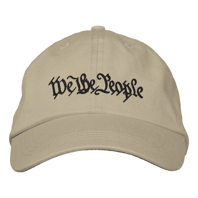 We the People Embroidered Hat (Front)