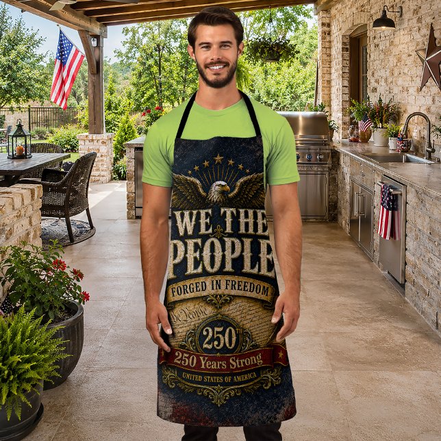 We The People Freedom July 4th BBQ Apron (Creator Uploaded)