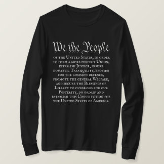 We the People Full Constitution Preamble T-Shirt