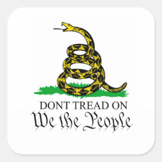 We the People Gadsden Flag Sticker