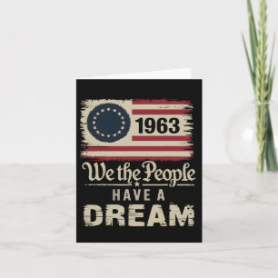 We The People Have A Dream Black History Month 1 Card